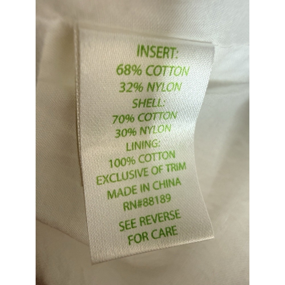 Lilly Pulitzer Dress L White Lace Strapless Bridal Shower Resort Fit & Flare - Picture 9 of 10